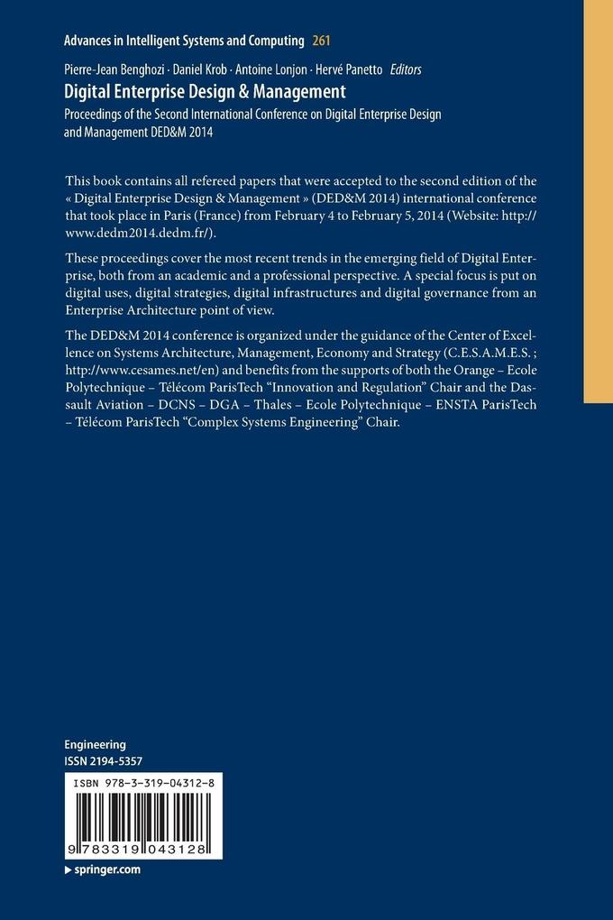 Weitere Ansicht: Digital Enterprise Design & Management