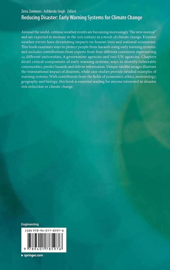 Weitere Ansicht: Reducing Disaster: Early Warning Systems For Climate Change