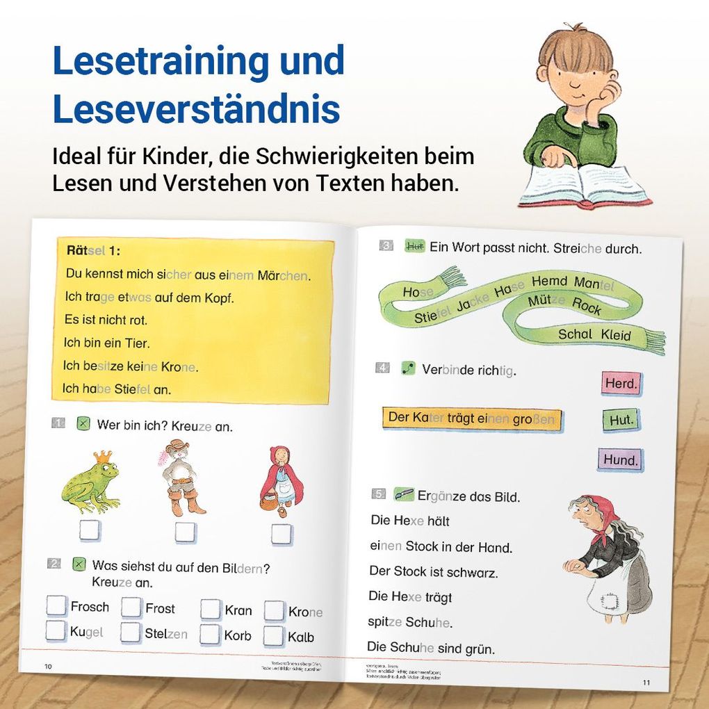 Weitere Ansicht: Das Übungsheft Lesen 1 | Sabine Stehr