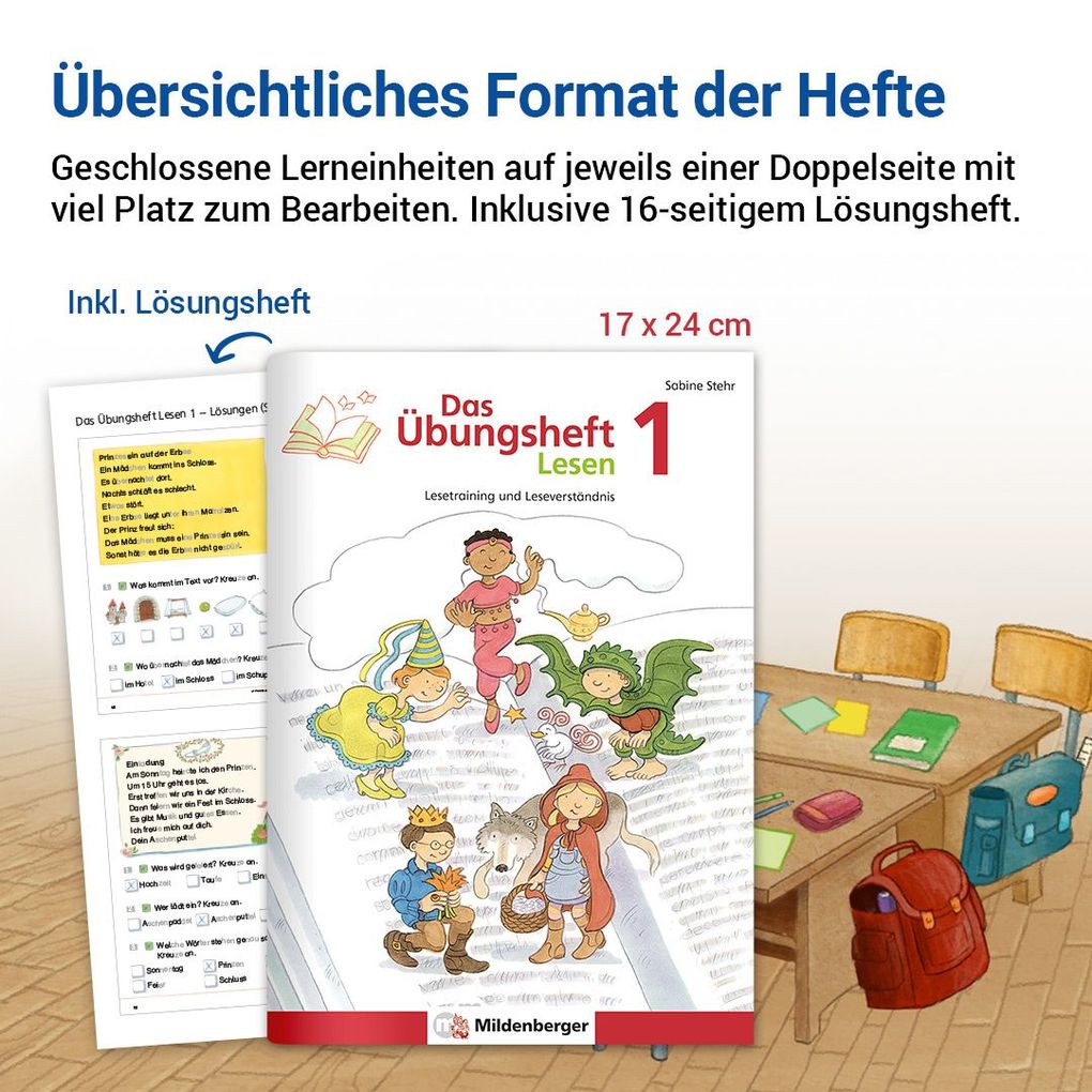 Weitere Ansicht: Das Übungsheft Lesen 1 | Sabine Stehr