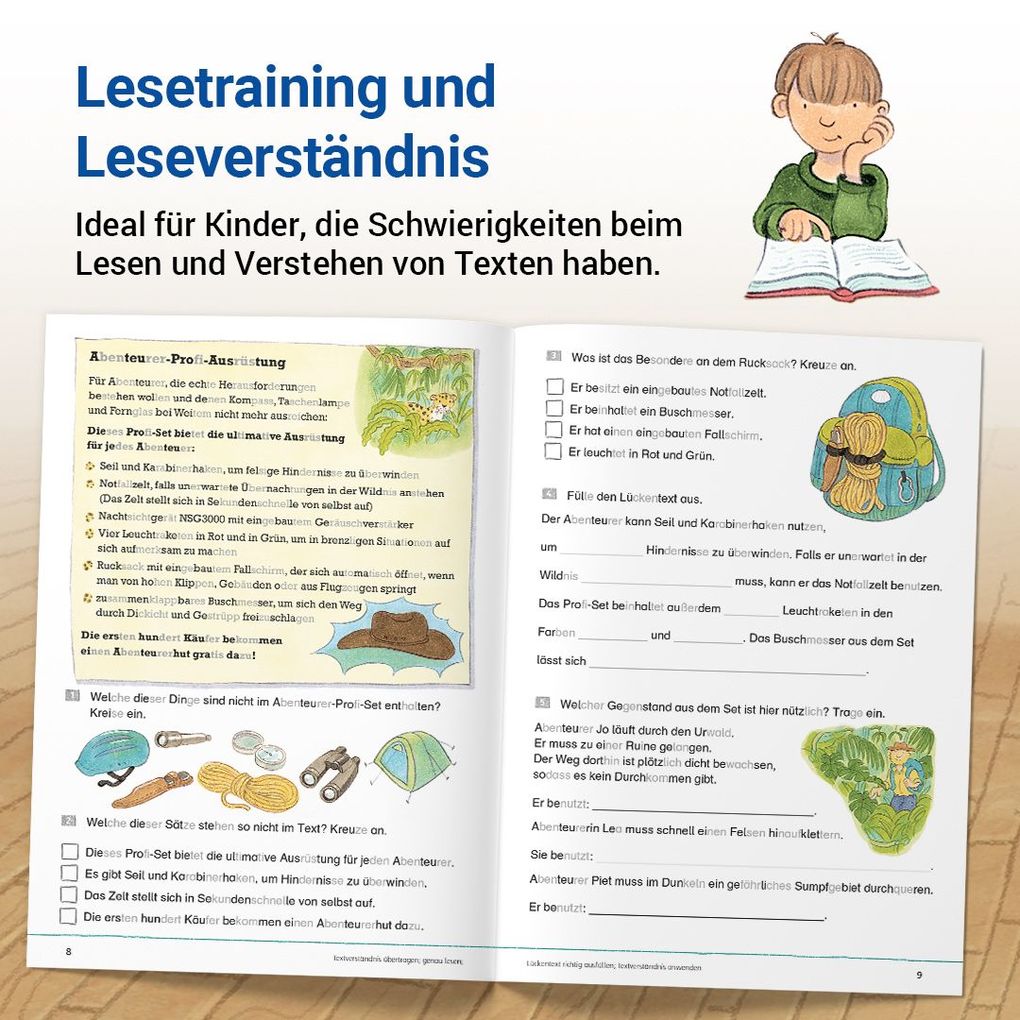 Weitere Ansicht: Das Übungsheft Lesen 4 | Sabine Stehr