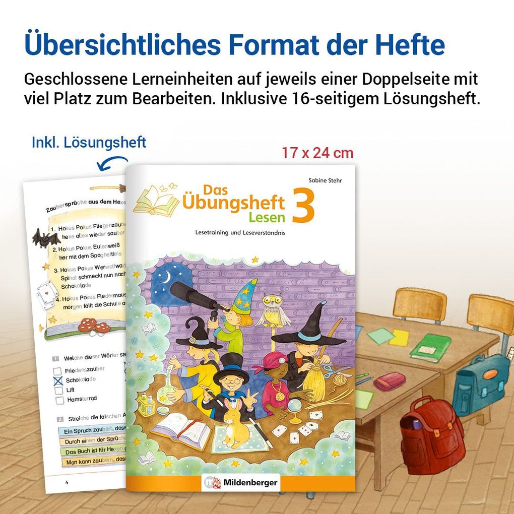 Weitere Ansicht: Das Übungsheft Lesen 3 | Sabine Stehr