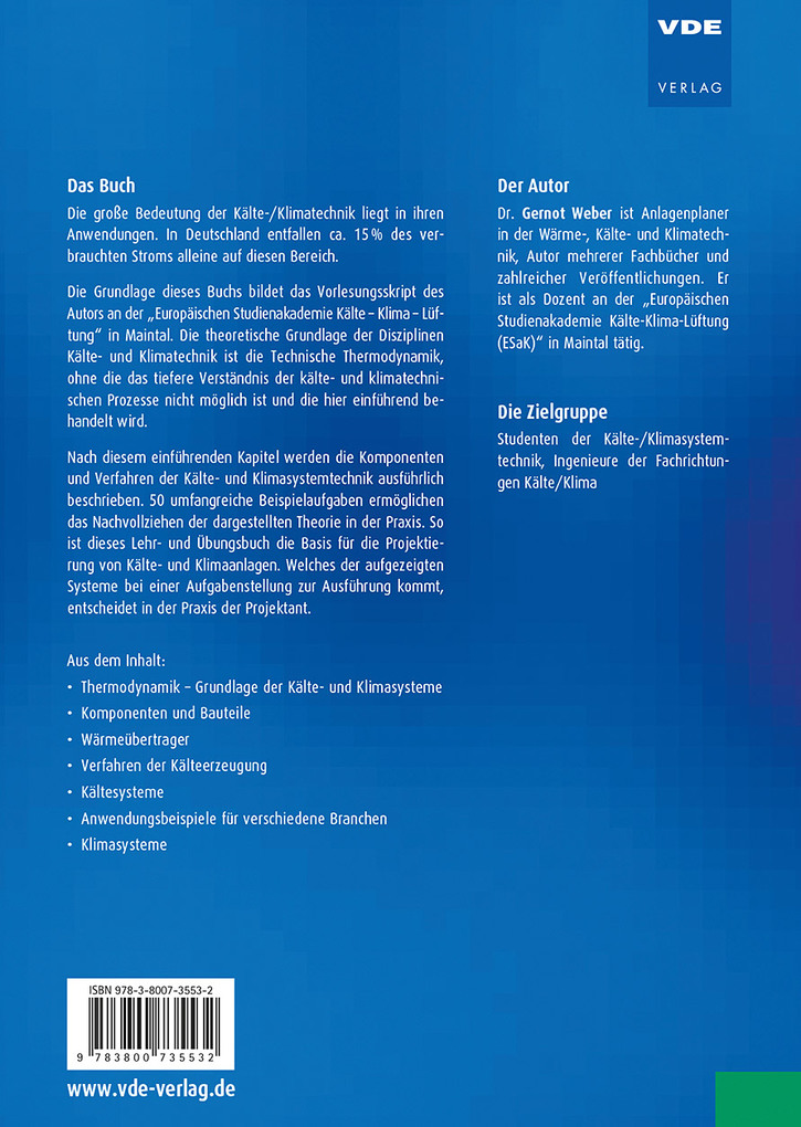 Weitere Ansicht: Kälte- und Klimasystemtechnik | Gernot Weber