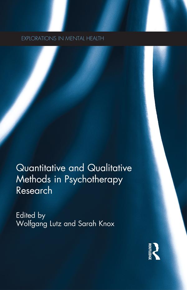 Quantitative and Qualitative Methods in Psychotherapy Research als eBook pdf