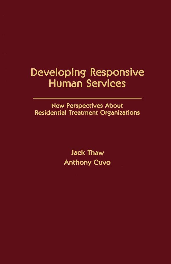 Developing Responsive Human Services als eBook epub