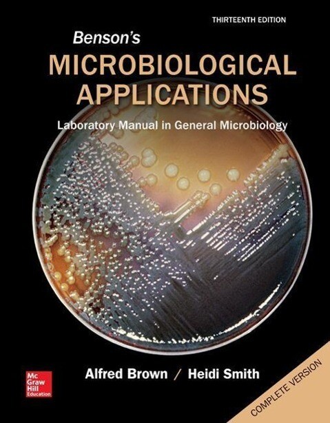 Benson's Microbiological Applications Complete Version als Taschenbuch