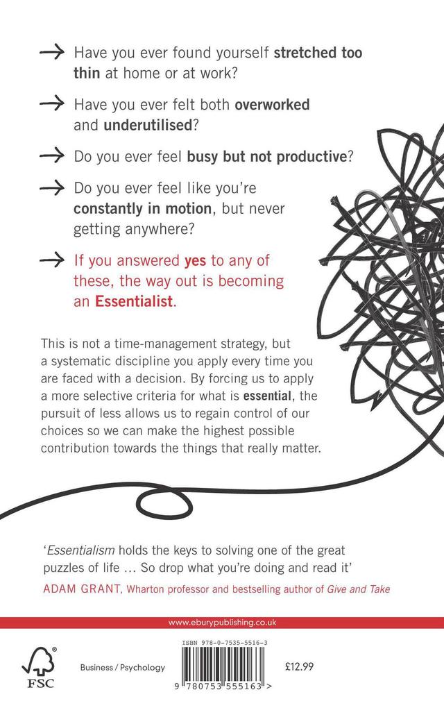 Weitere Ansicht: Essentialism | Greg McKeown