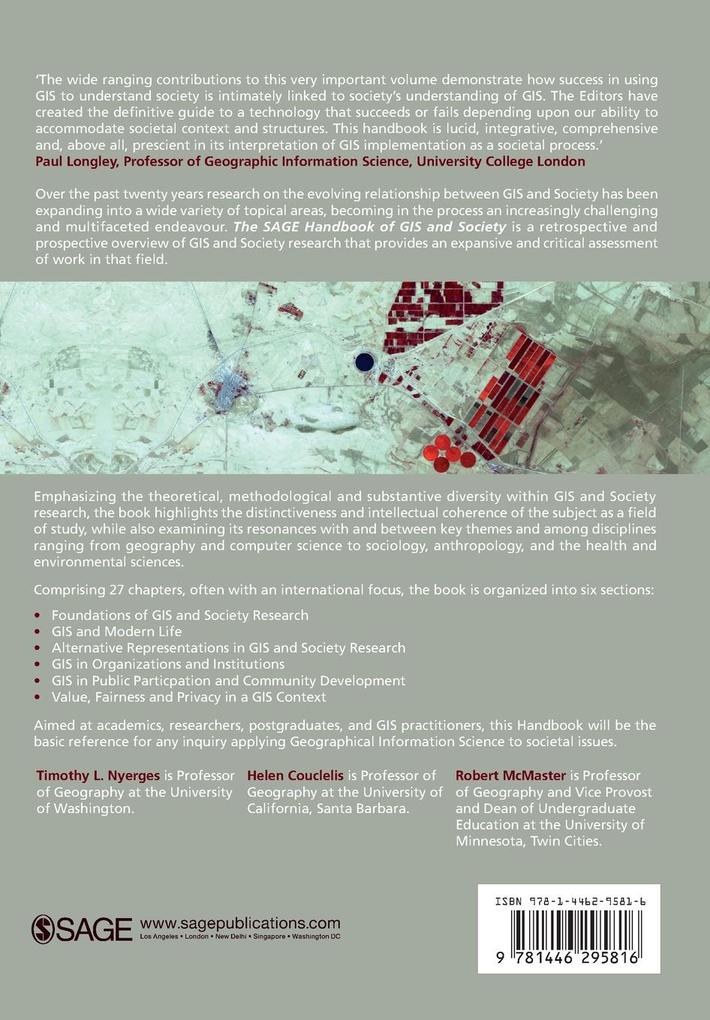 Weitere Ansicht: The SAGE Handbook of GIS and Society