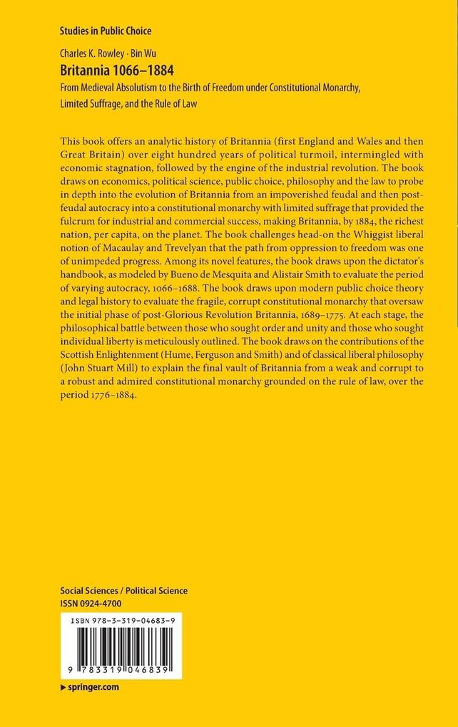 Weitere Ansicht: Britannia 1066-1884 | Charles K. Rowley, Bin Wu