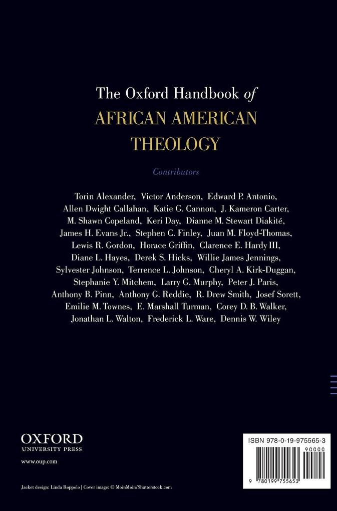 Weitere Ansicht: Oxford Handbook of African American Theology