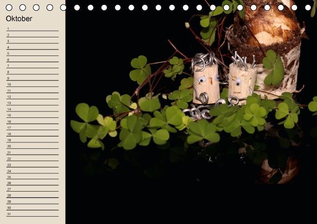 Weitere Ansicht: Bjork van Kork / Geburtstagskalender (Tischkalender immerwährend DIN A5 quer) | Heike Hultsch