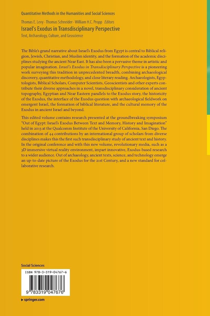 Weitere Ansicht: Israel's Exodus in Transdisciplinary Perspective