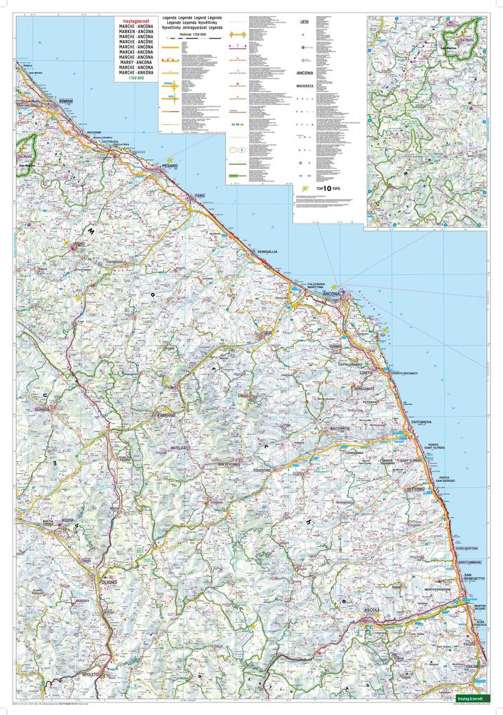 Weitere Ansicht: Marken - Ancona 1 : 150 000