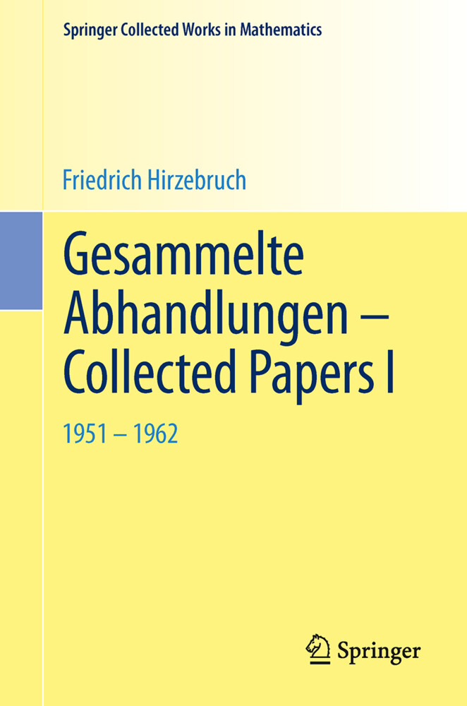 Gesammelte Abhandlungen - Collected Papers I als Taschenbuch