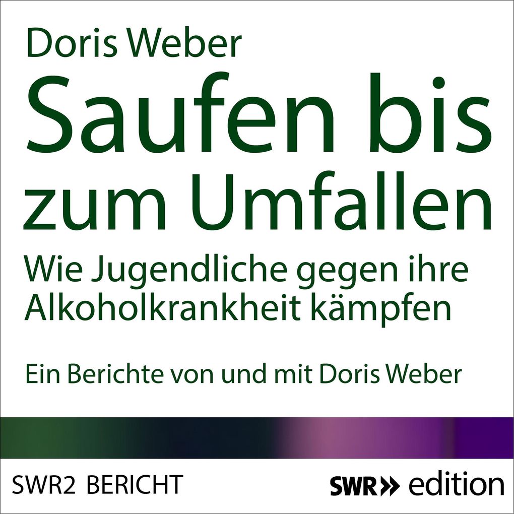 Produktbild: Saufen bis zum Umfallen | Doris Weber