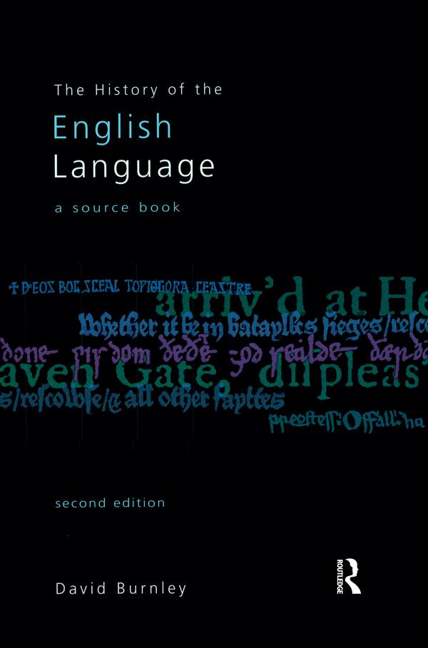 Produktbild: The History of the English Language | David Burnley
