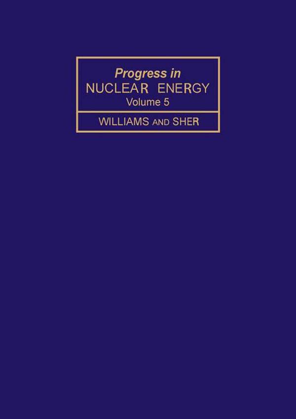Progress in Nuclear Energy als eBook epub