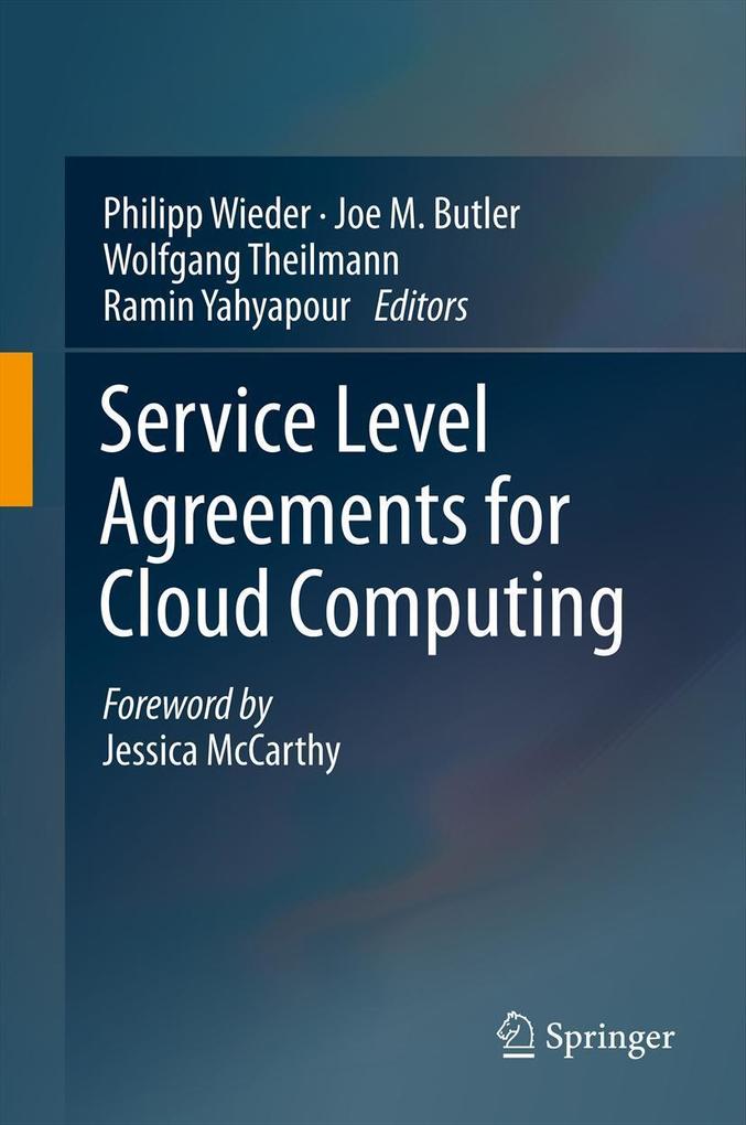 Produktbild: Service Level Agreements for Cloud Computing