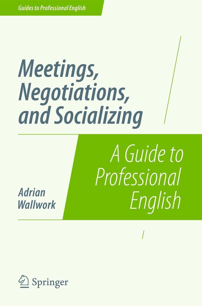 Produktbild: Meetings, Negotiations, and Socializing | Adrian Wallwork