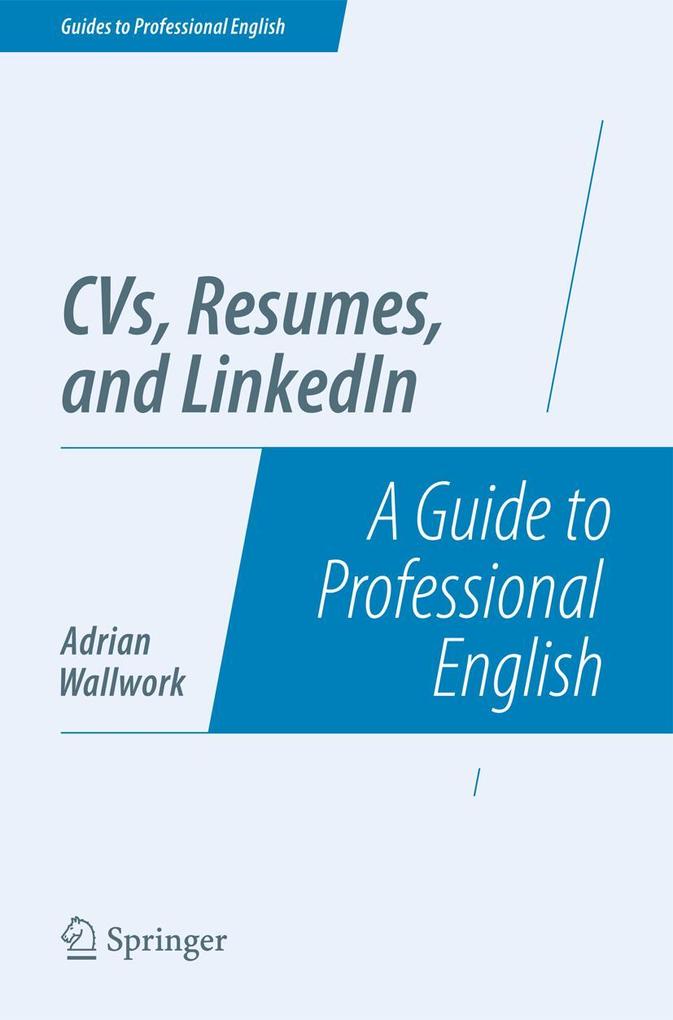Produktbild: CVs, Resumes, and LinkedIn | Adrian Wallwork