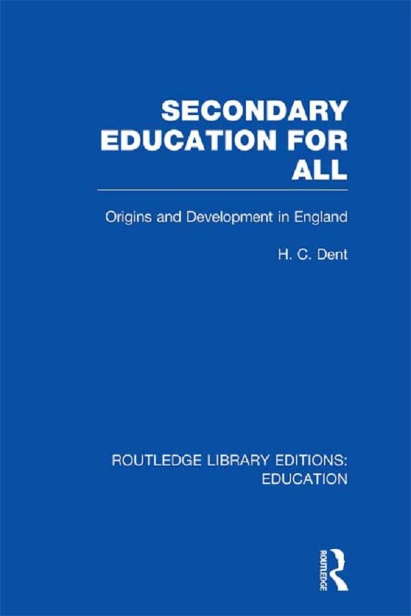 Produktbild: Secondary Education for All | H C Dent
