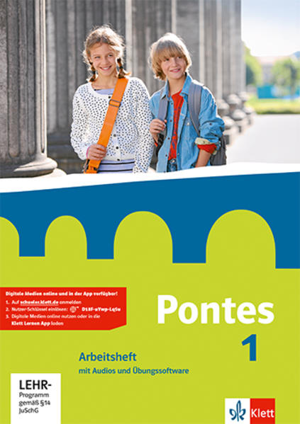 Produktbild: Pontes 1. Arbeitsheft mit Audios und Übungssoftware 1. Lernjahr