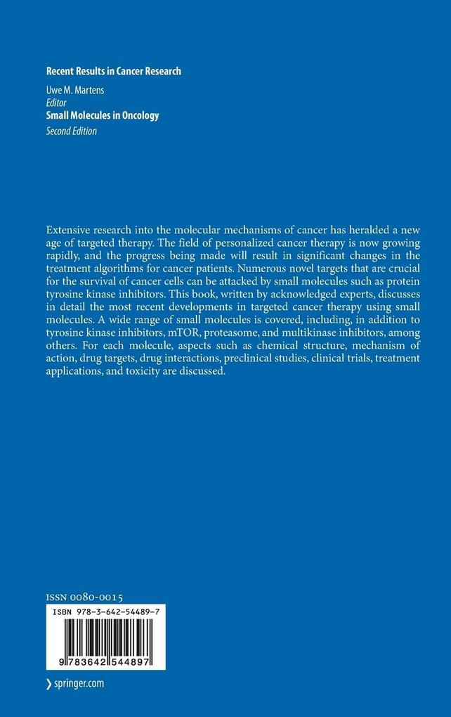 Weitere Ansicht: Small Molecules in Oncology