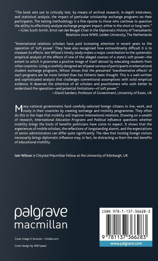 Weitere Ansicht: International Education Programs and Political Influence | I. Wilson