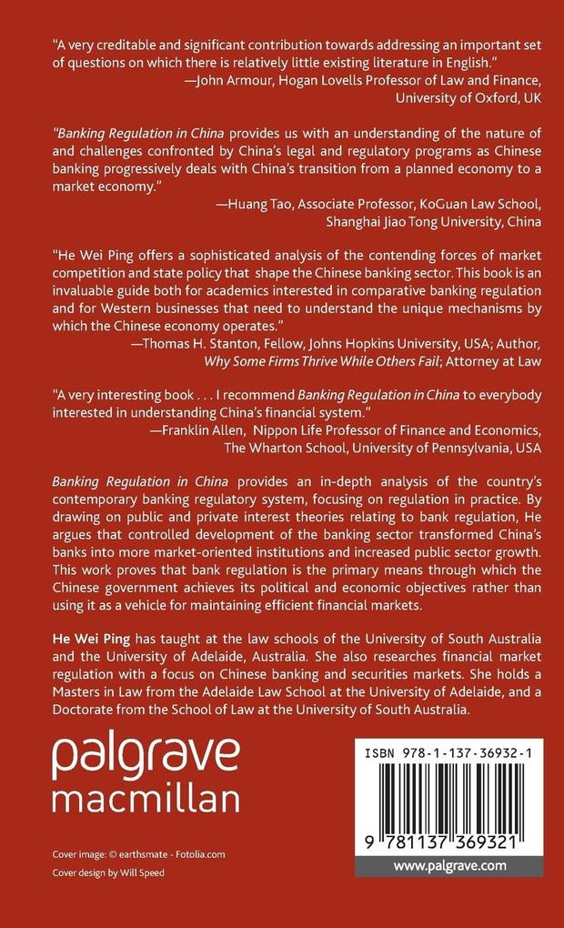Weitere Ansicht: Banking Regulation in China | W. He