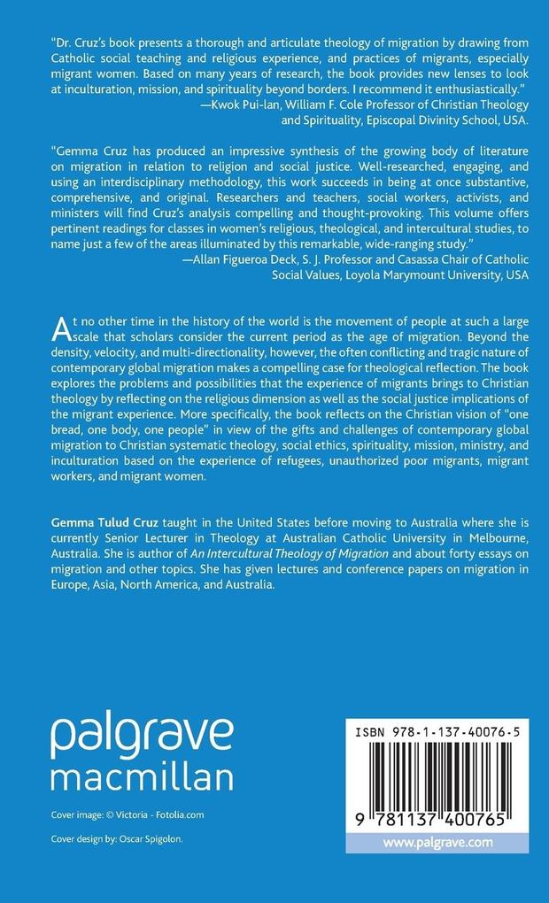 Weitere Ansicht: Toward a Theology of Migration | G. Cruz
