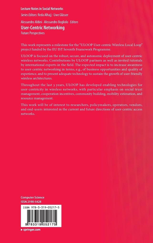 Weitere Ansicht: User-Centric Networking