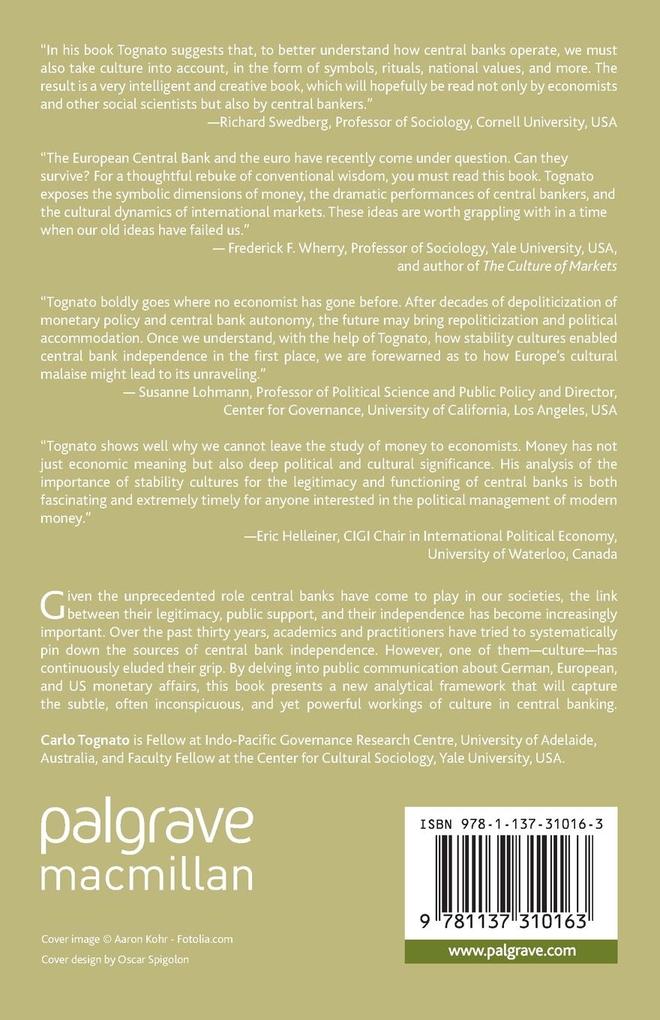 Weitere Ansicht: Central Bank Independence | C. Tognato