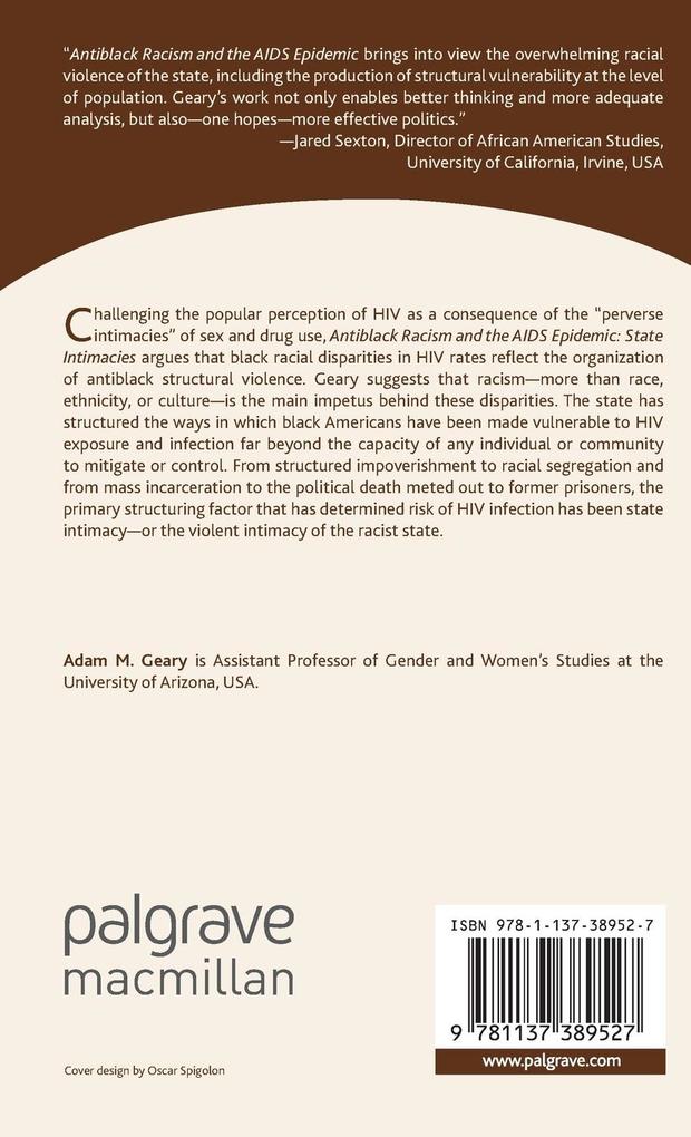 Weitere Ansicht: Antiblack Racism and the AIDS Epidemic | A. Geary