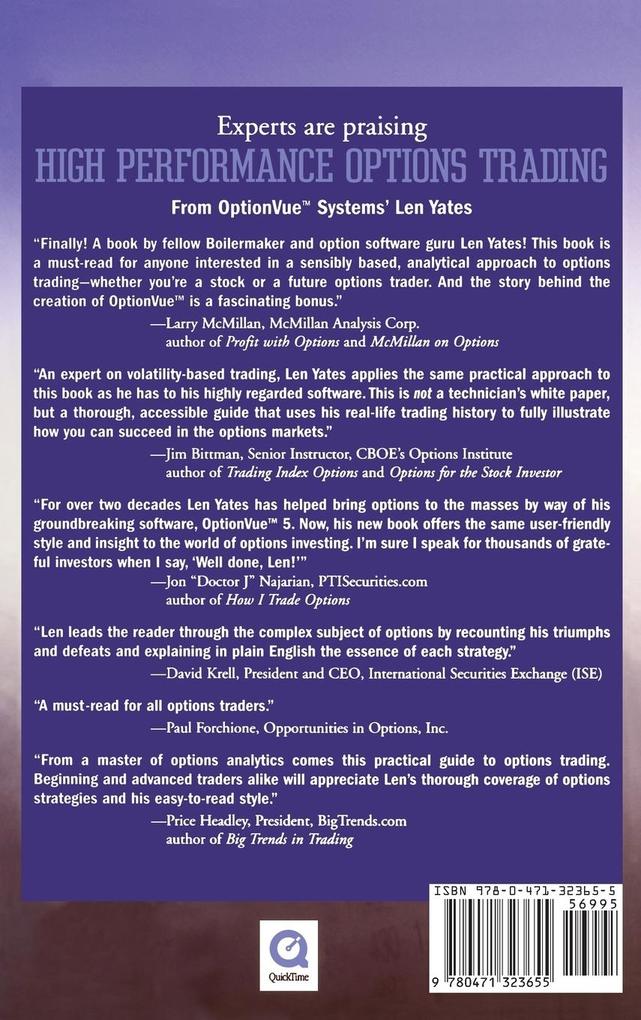 Weitere Ansicht: High Performance Options Trading | Leonard Yates