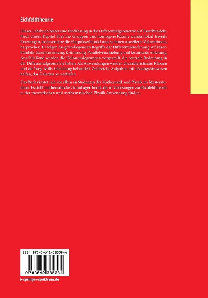 Weitere Ansicht: Eichfeldtheorie | Helga Baum