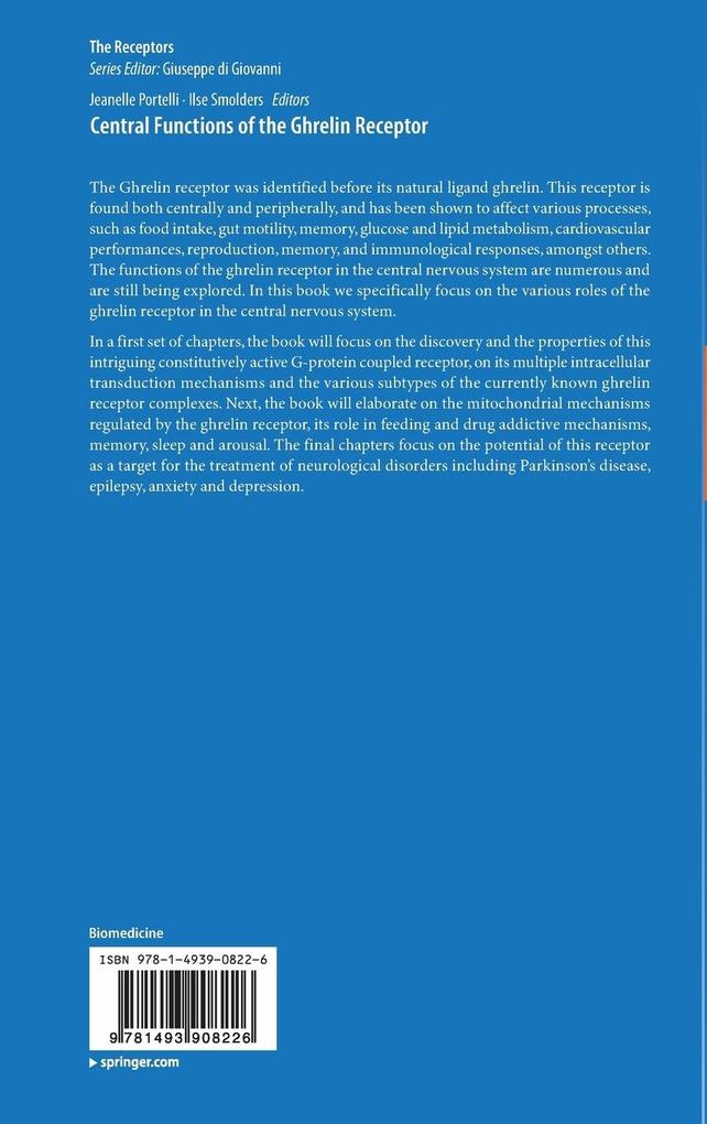 Weitere Ansicht: Central Functions of the Ghrelin Receptor