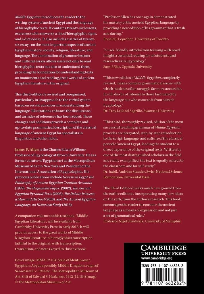 Weitere Ansicht: Middle Egyptian | James Allen