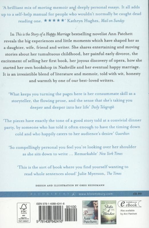 Weitere Ansicht: This Is the Story of a Happy Marriage | Ann Patchett