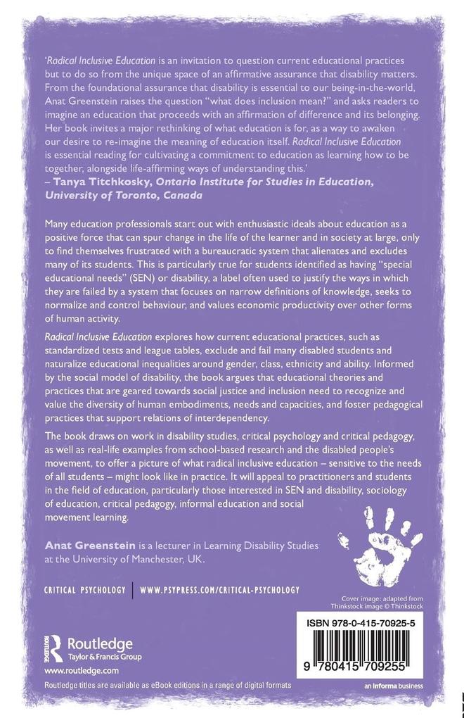 Weitere Ansicht: Radical Inclusive Education | Anat Greenstein