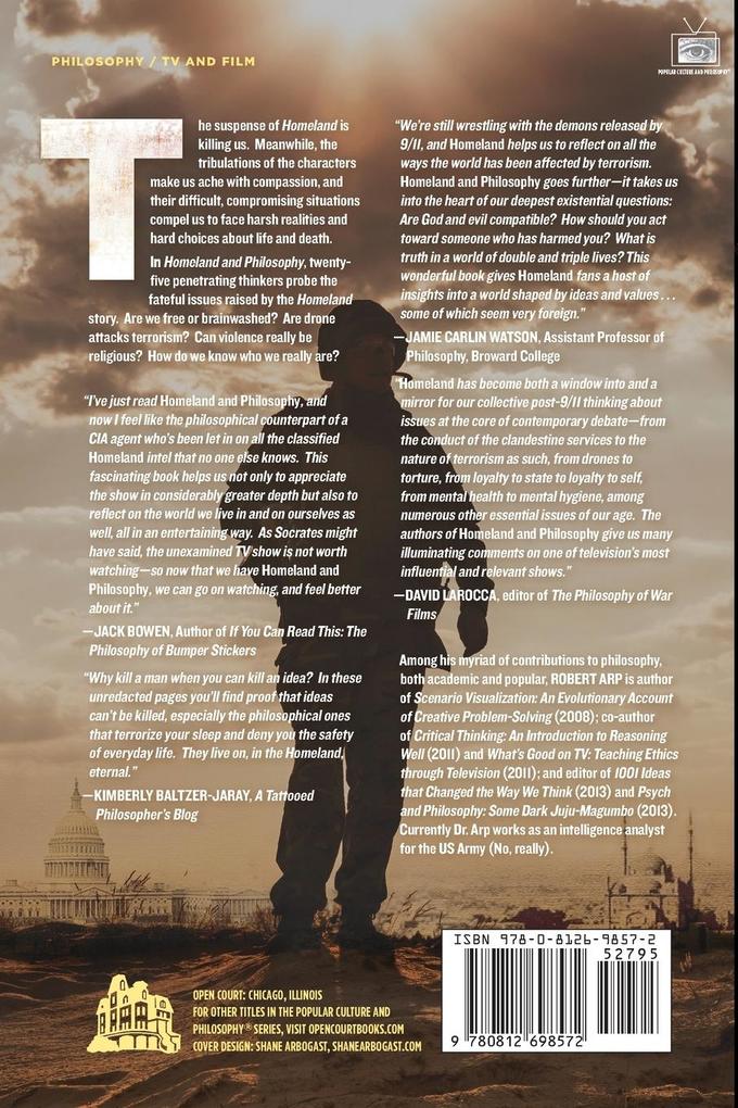 Weitere Ansicht: Homeland and Philosophy