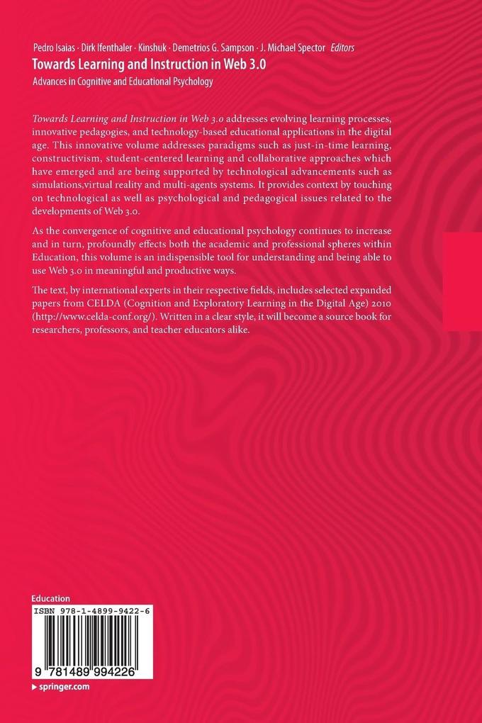 Weitere Ansicht: Towards Learning and Instruction in Web 3.0