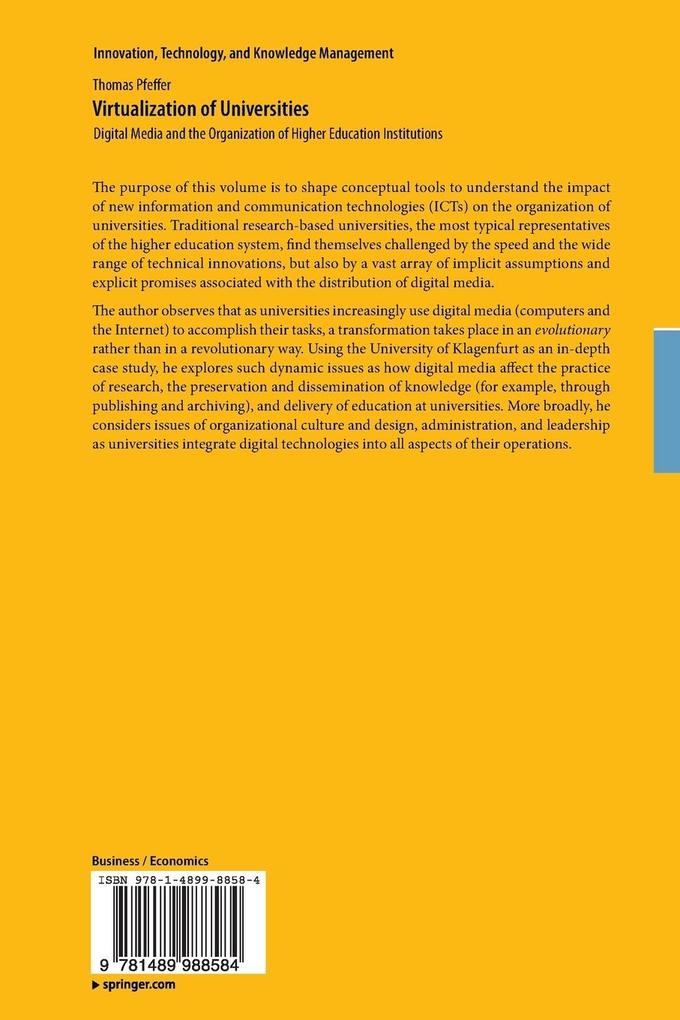 Weitere Ansicht: Virtualization of Universities | Thomas Pfeffer