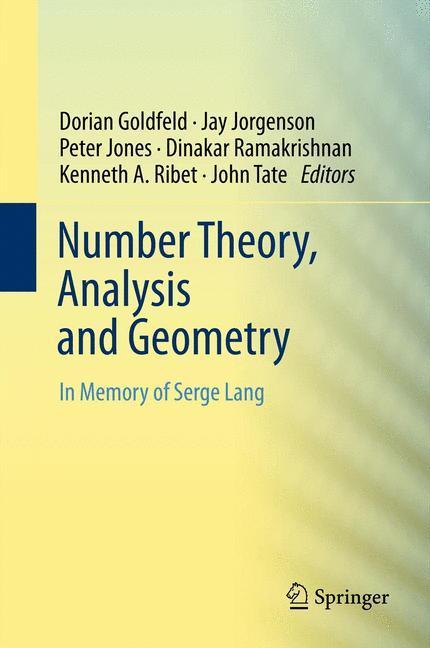Weitere Ansicht: Number Theory, Analysis and Geometry