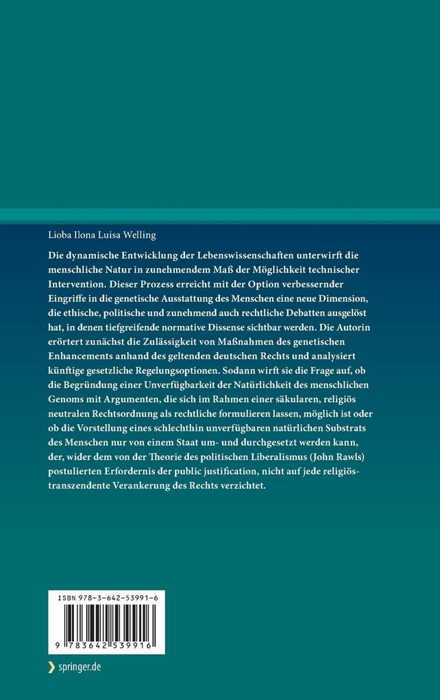 Weitere Ansicht: Genetisches Enhancement | Lioba Ilona Luisa Welling