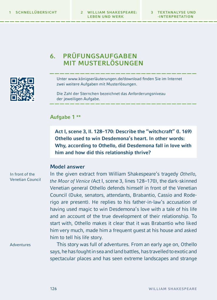 Weitere Ansicht: Othello von William Shakespeare. | William Shakespeare