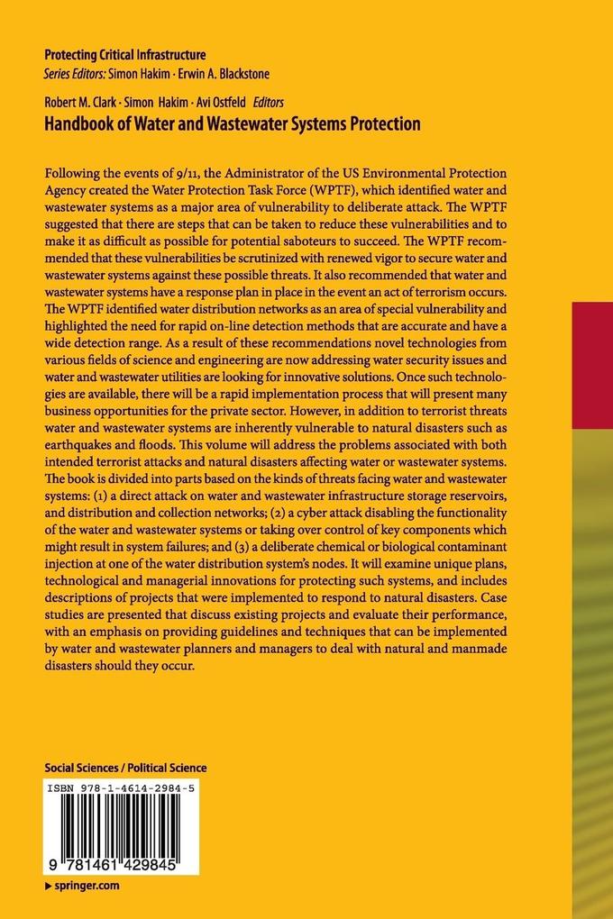 Weitere Ansicht: Handbook of Water and Wastewater Systems Protection