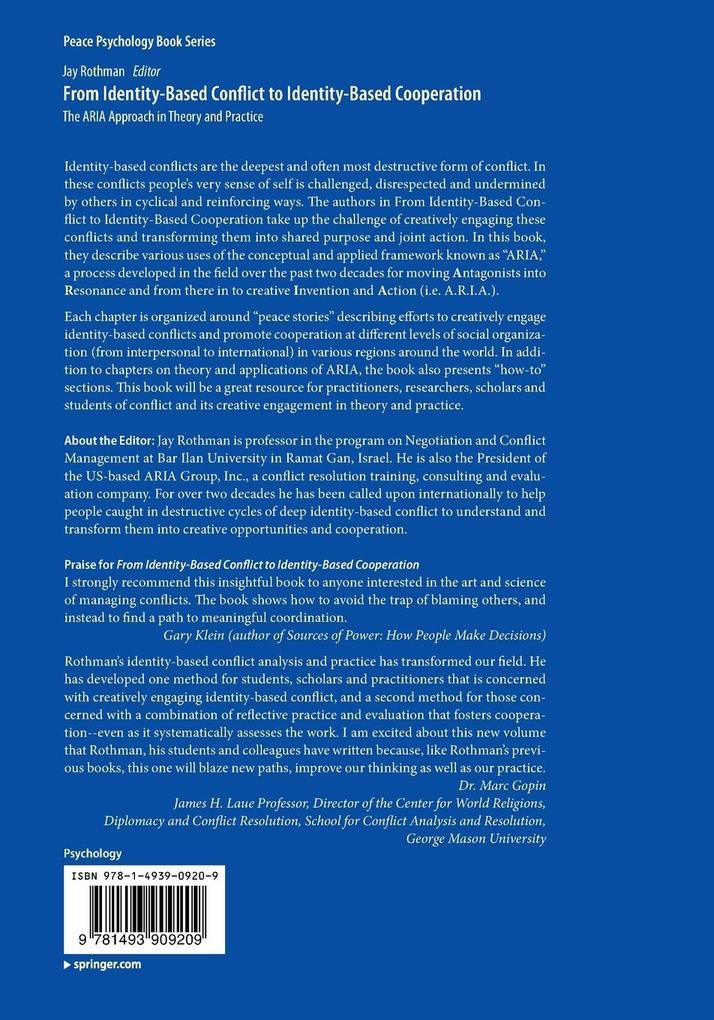 Weitere Ansicht: From Identity-Based Conflict to Identity-Based Cooperation