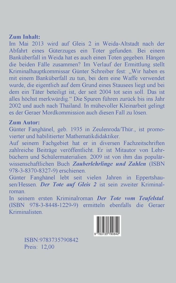 Weitere Ansicht: Der Tote auf Gleis 2 | Günter Fanghänel