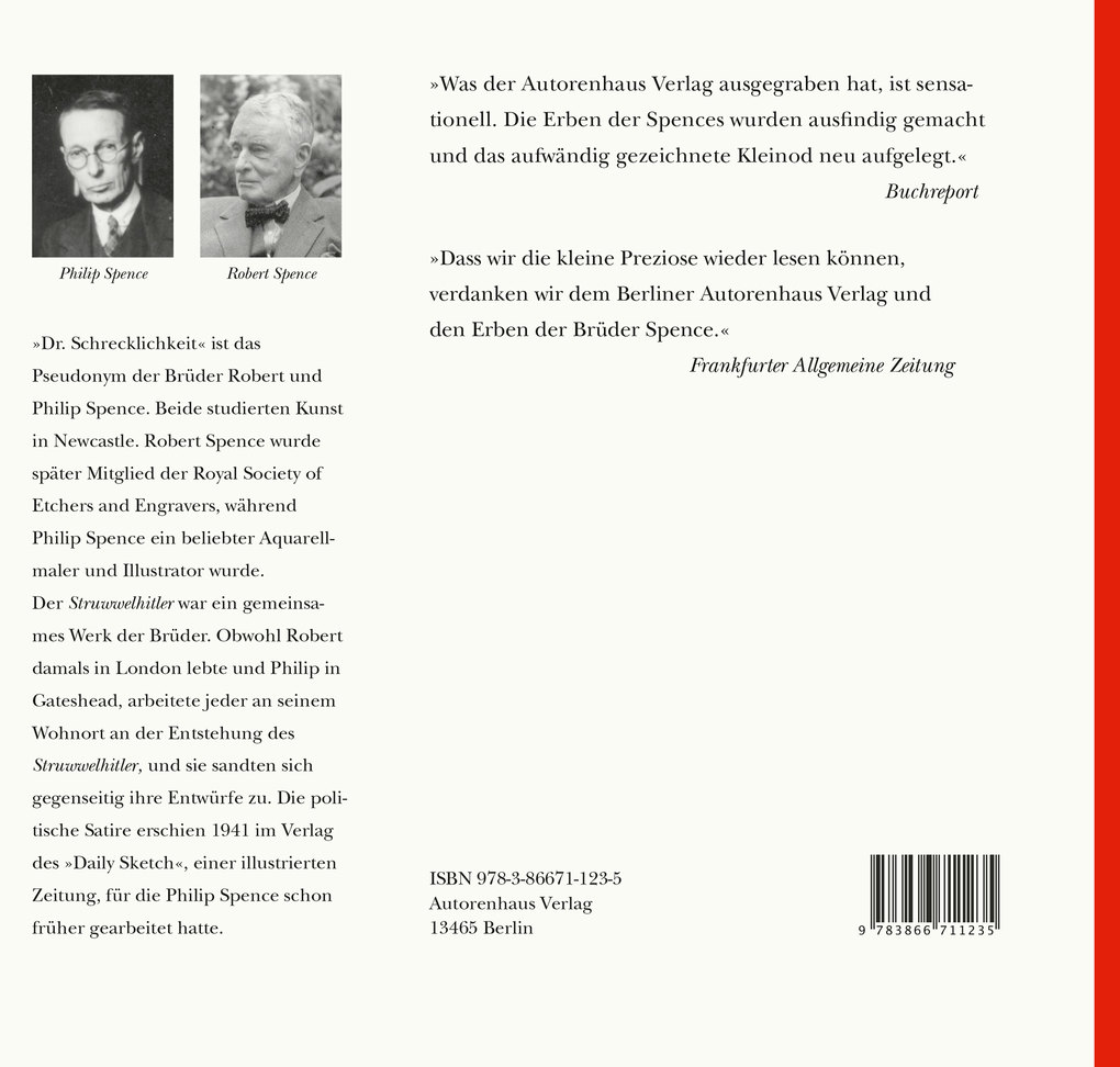 Weitere Ansicht: Struwwelhitler | Philip Spence, Robert Spence