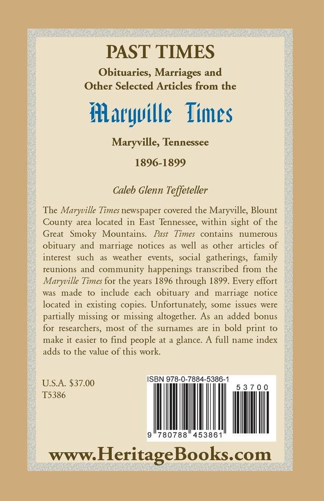 Weitere Ansicht: Past Times | Caleb Teffeteller